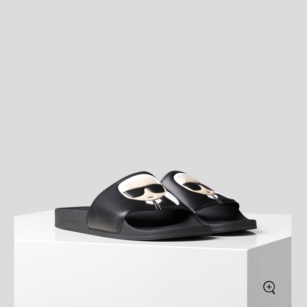 NEW IN BOX Karl Lagerfeld- KONDO KARL IKONIK SLIDE